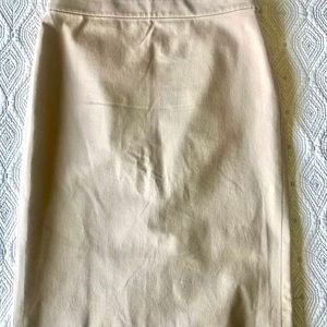 J.crew No.2  pencil skirt in beige khaki